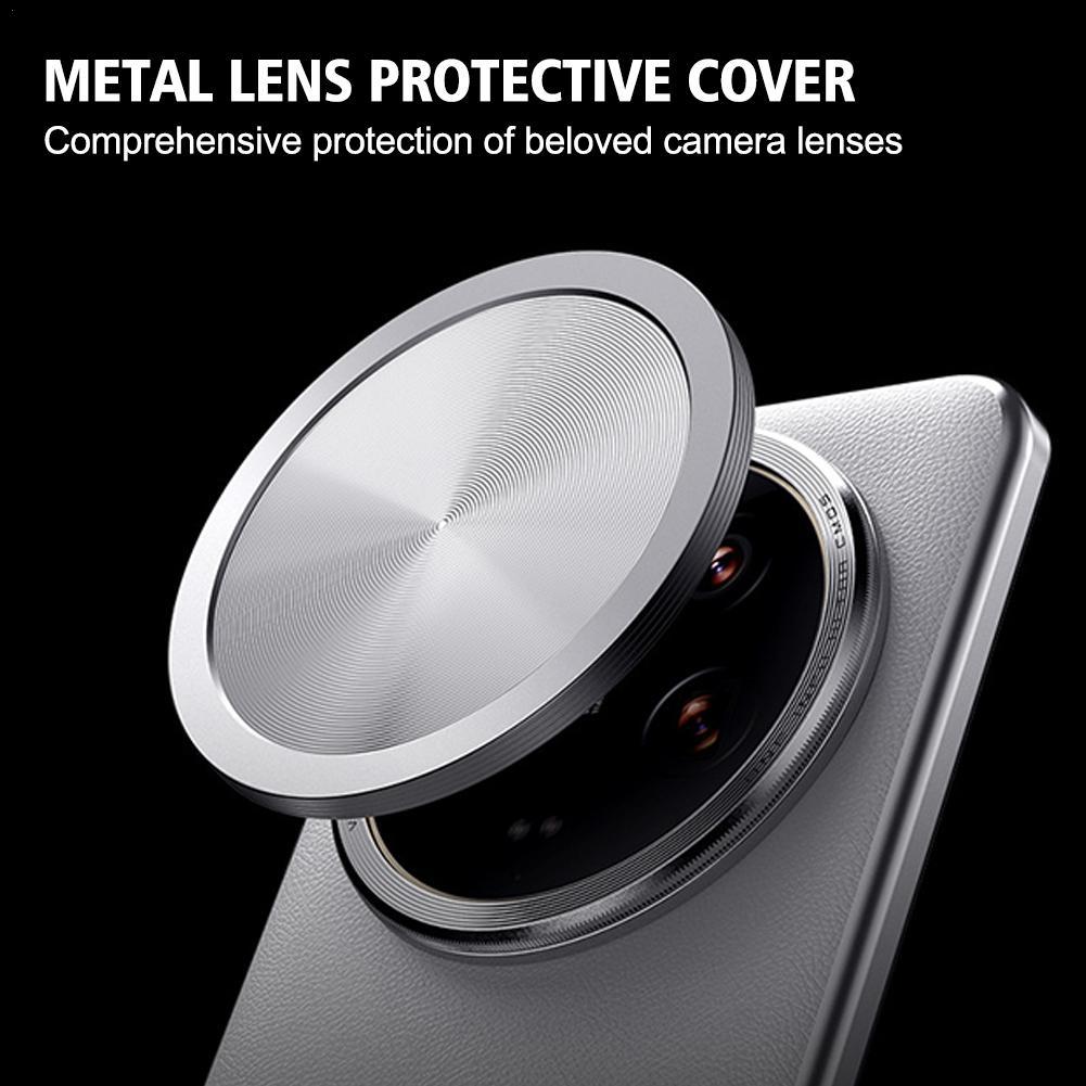 Photography Xiaomi 14 Ultra - Capa protetora de lente prateada para