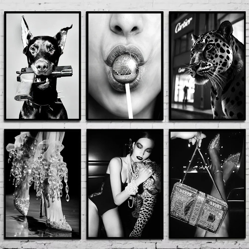 Photography Fashion - Pôster de Fotografia Vintage em Preto