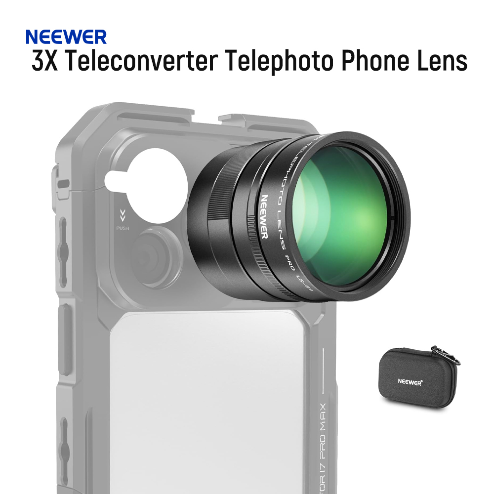 Photography Kit Xiaomi 15T Pro - Lente Teleconversora NEEWER 3X para Telefone,