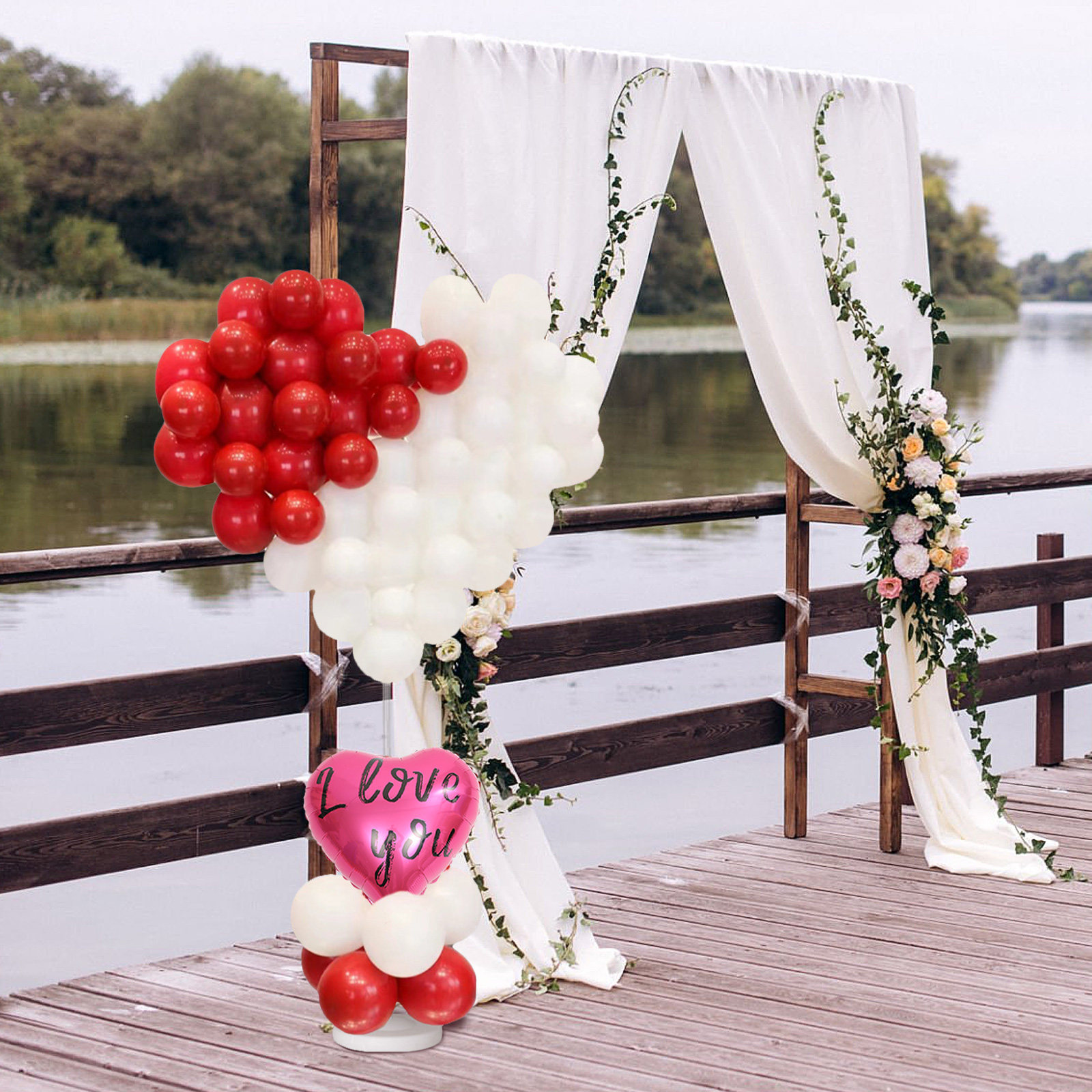 Backdrop Stand Kit - 1 Conjunto de Suporte para Balões