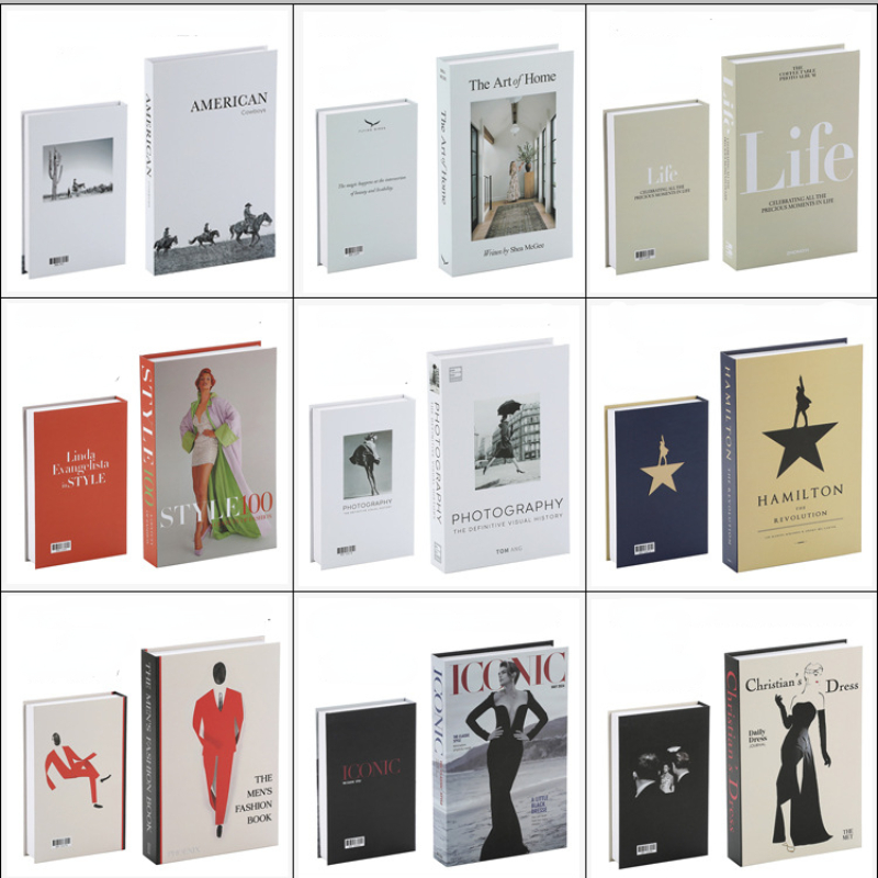 Photography Magazine - Moda livros falsos para decoração de