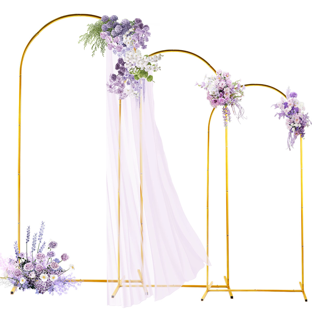 Backdrop Stand Kit - 3 pacotes de kits de arco