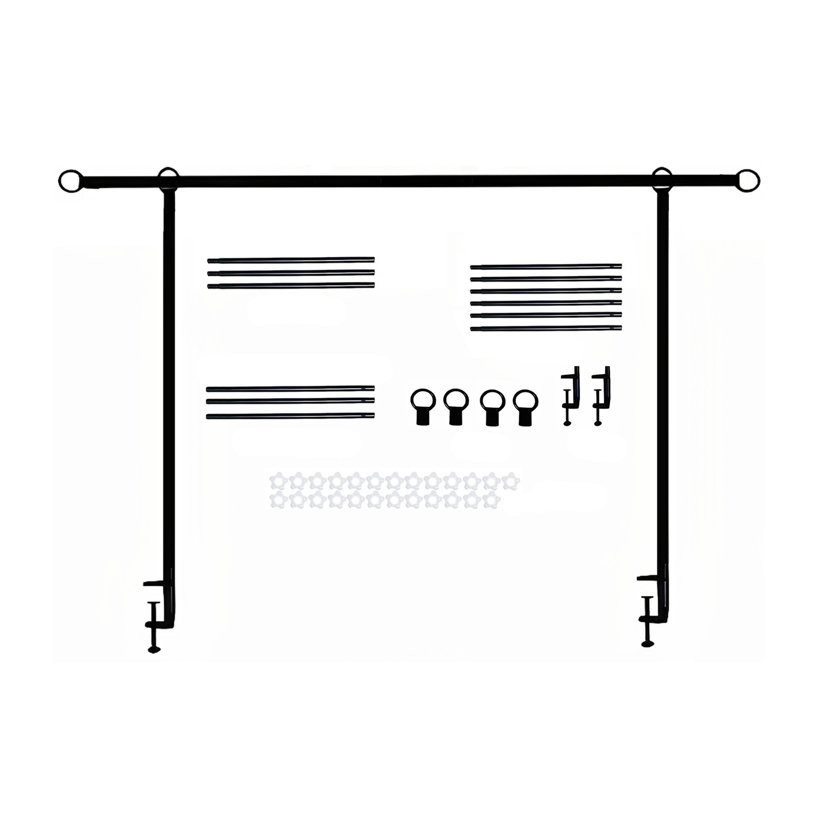 Backdrop Stand Kit - Ajustável sobre a mesa arco suporte