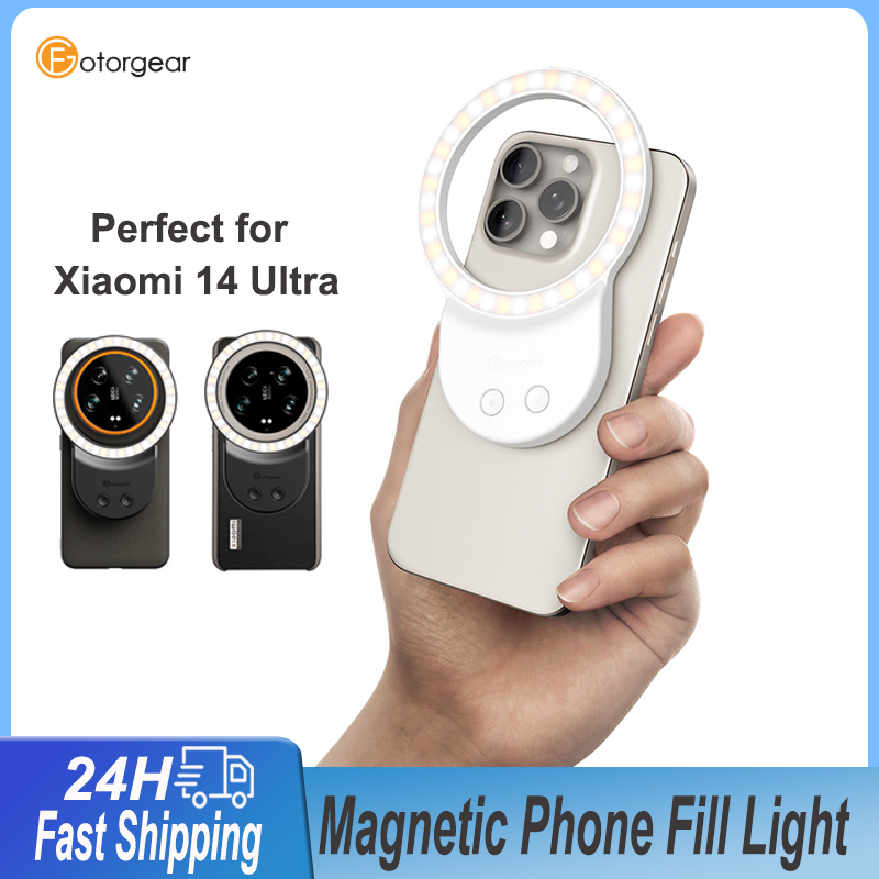 Photography Xiaomi 14 Ultra - Fotorgear luz de preenchimento magnética para