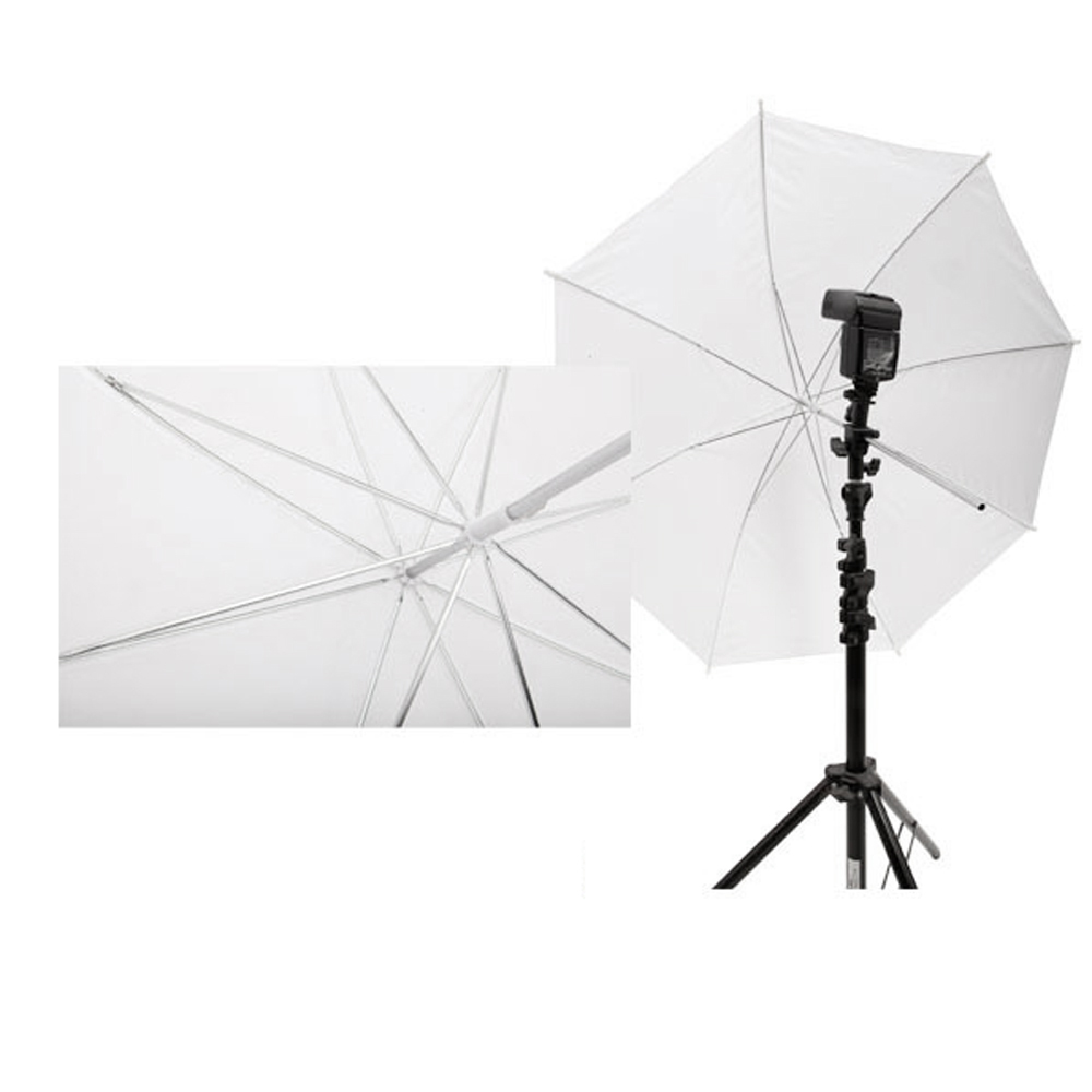 Photography Umbrella Diffuser - Sombrinha translúcida branca de 33 polegadas