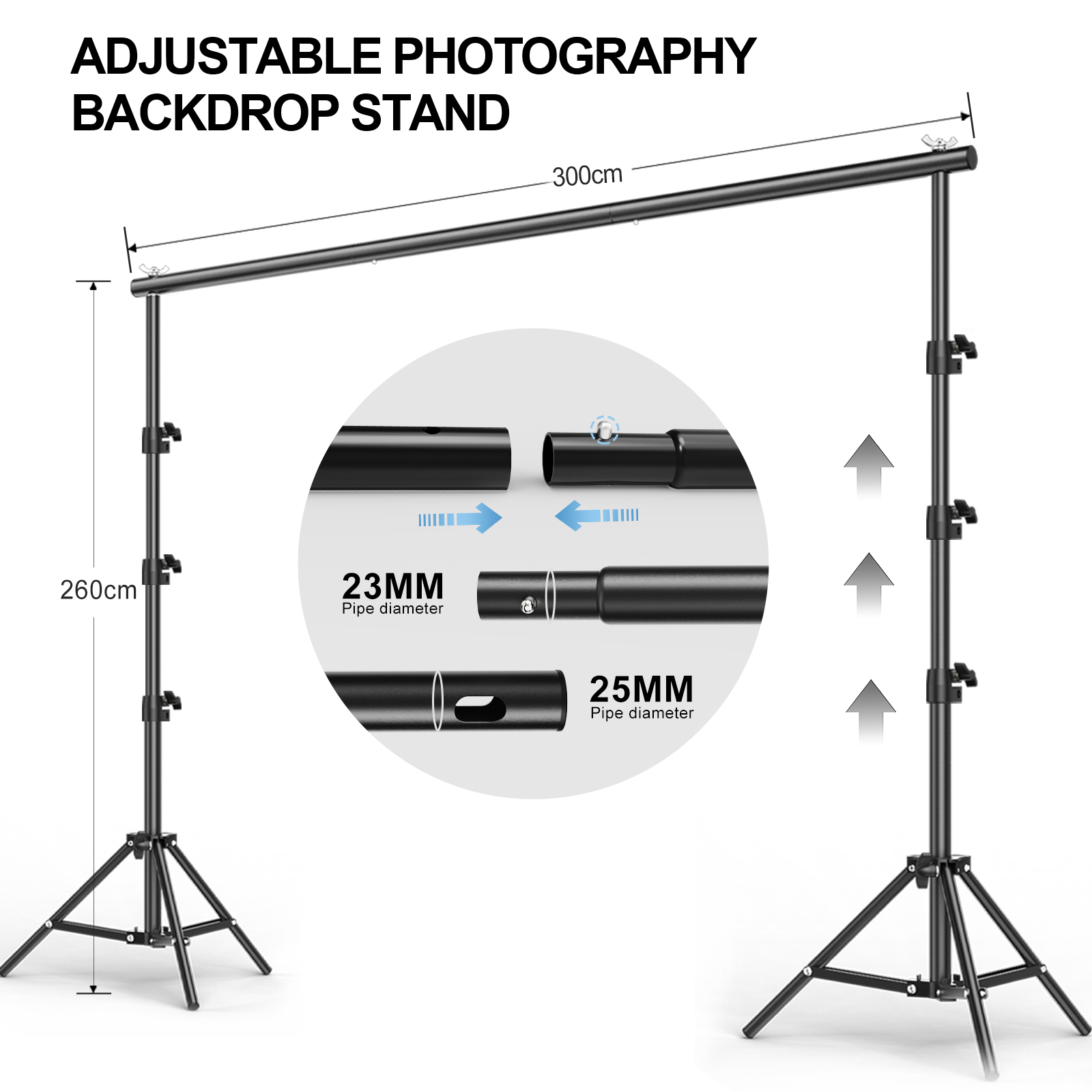 Kit de Suporte Ajustável para  - Backdrop Stand Kit avaliação e preço