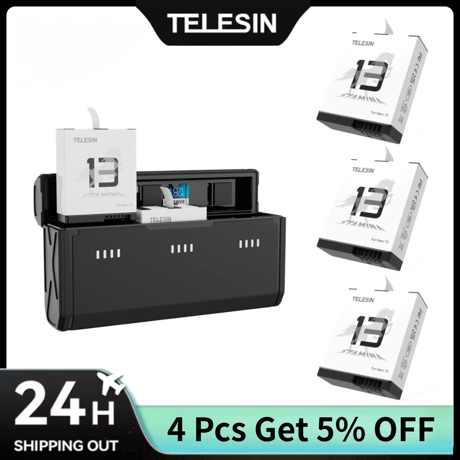 Telesin caixa de carregamento  - Gopro Action Camera Hero 11 Black avaliação e preço