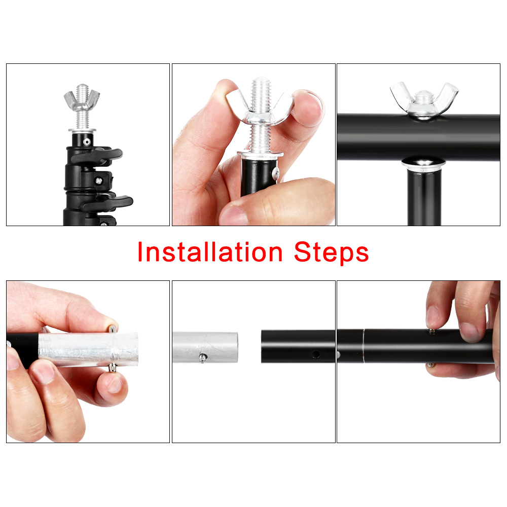 Suporte de Fundo em T para Fot - Backdrop Stand Kit avaliação e preço