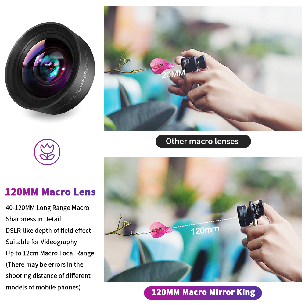 Lente macro MARTVSEN 120MM, pr - Photography Kit Xiaomi 15T Pro avaliação e preço