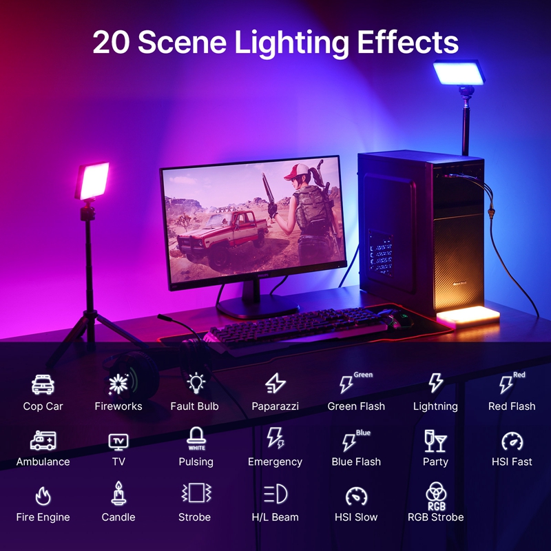 Ulanzi LT002 7 polegadas Bolso - Pixel Art Led Panel avaliação e preço