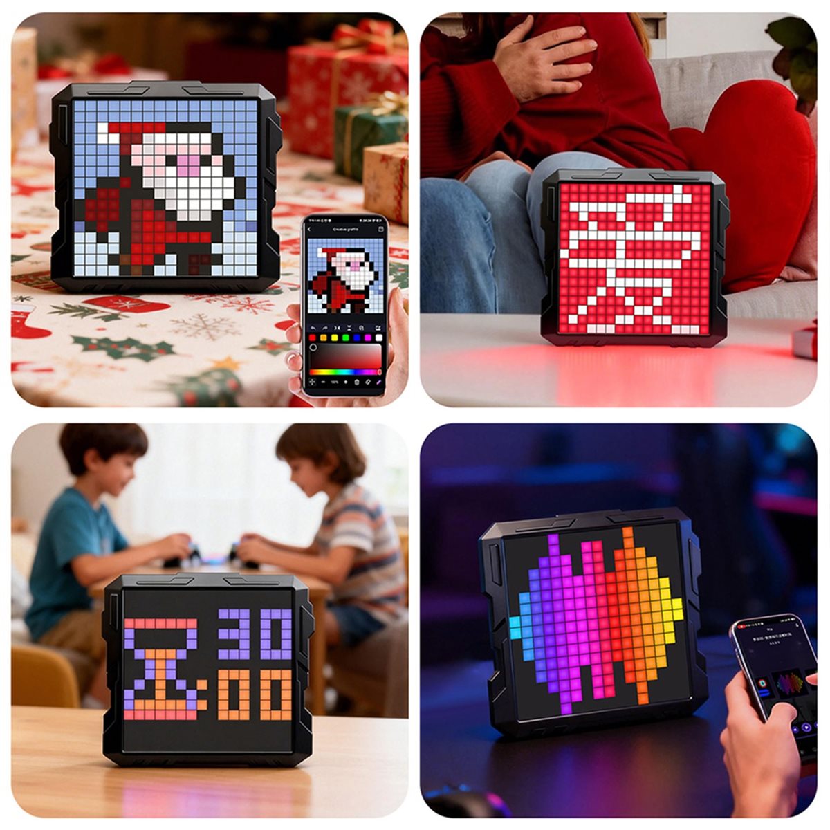 Luz Noturna Digital Inteligent - Pixel Art Led Panel avaliação e preço