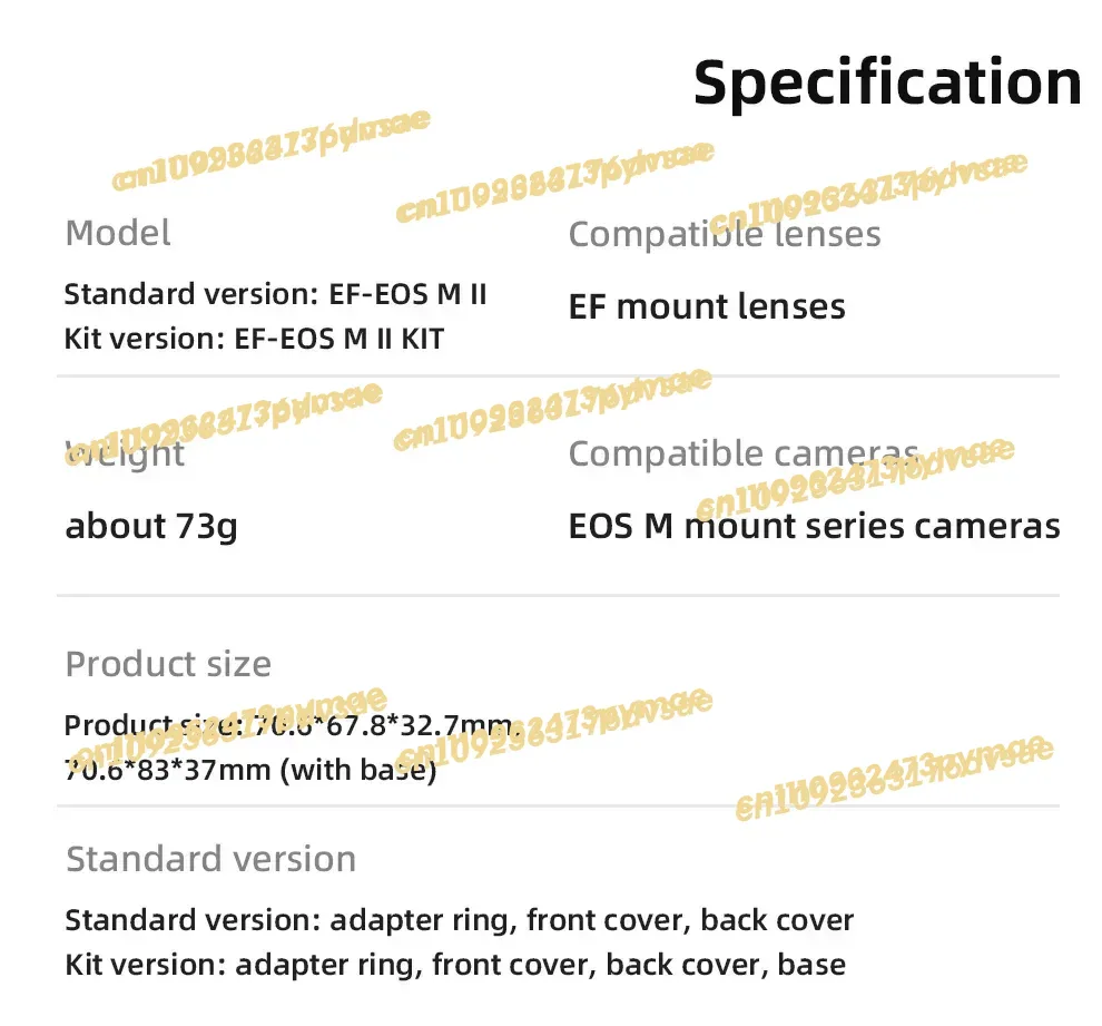 2025 Novo Anel Adaptador de Le - Lens Adapter Ring avaliação e preço