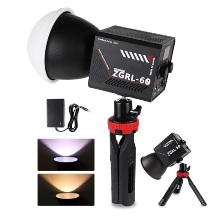 Luz de vídeo LED COB de 60W po - Photography Video avaliação e preço