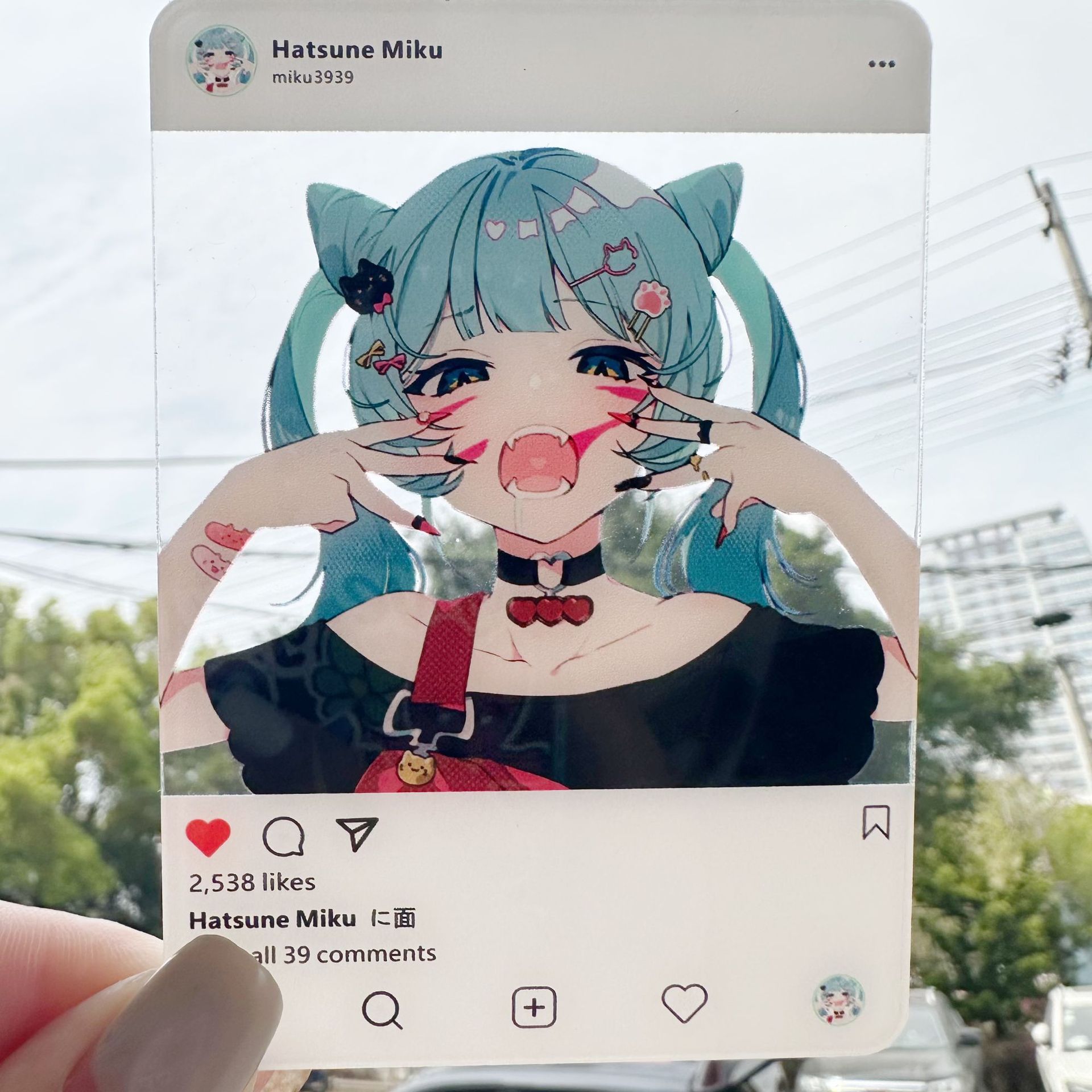 Hatsune Miku Fofo, Cartão Acrí - Photography Product avaliação e preço