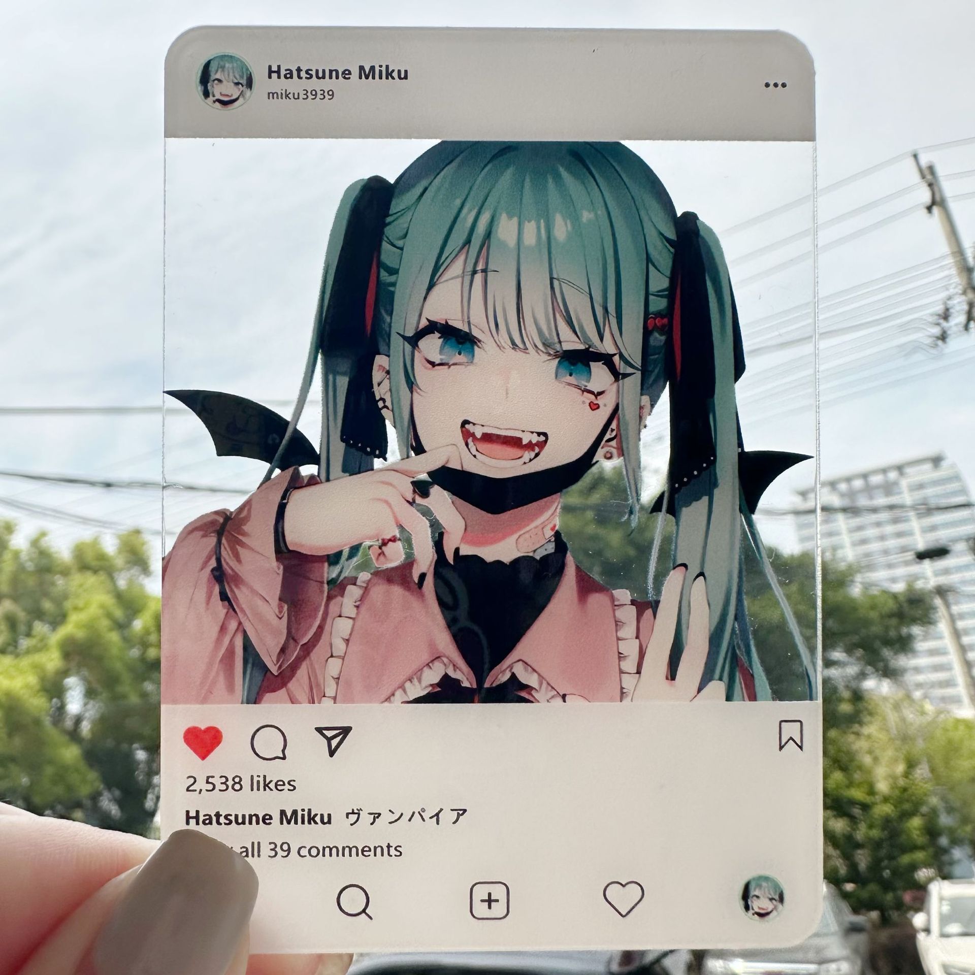 Hatsune Miku Fofo, Cartão Acrí - Photography Product avaliação e preço