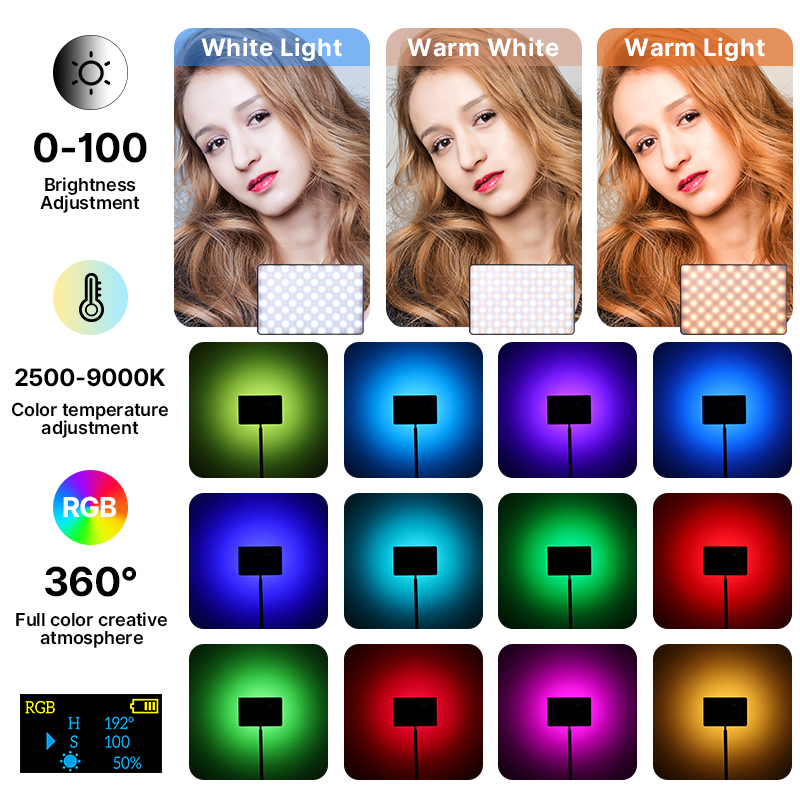 Ulanzi lt003 15w rgb luz de ví - Pixel Art Led Panel avaliação e preço