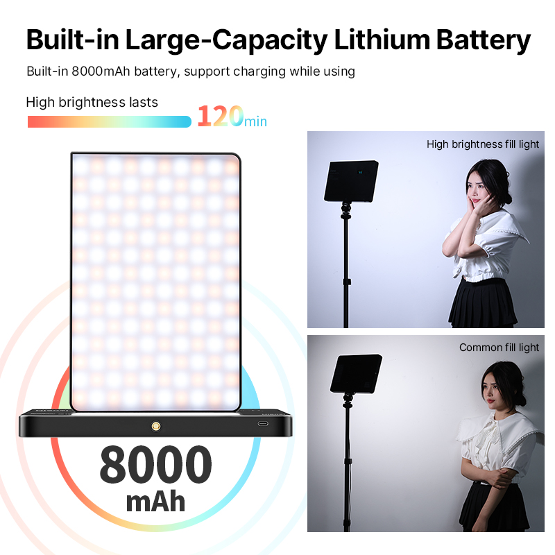 Ulanzi lt003 15w rgb luz de ví - Pixel Art Led Panel avaliação e preço